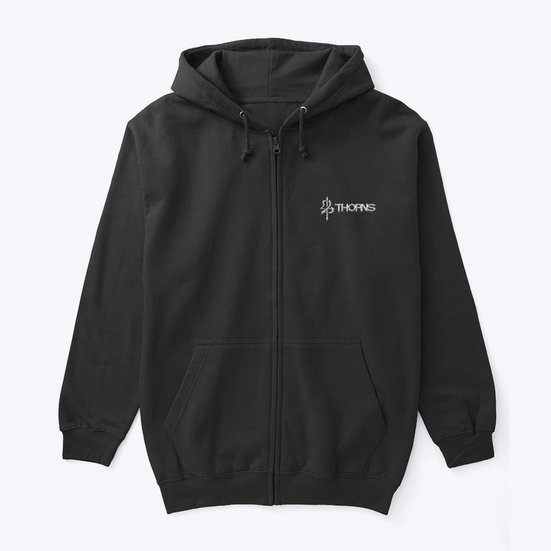 24 Thorns logo, zip hoodie