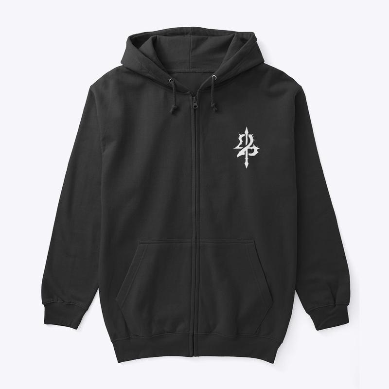 24 logo zip hoodie